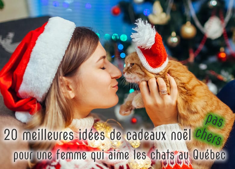 20 meilleures idées de cadeaux noël pas chers pour une femme qui aime les chats au Québec