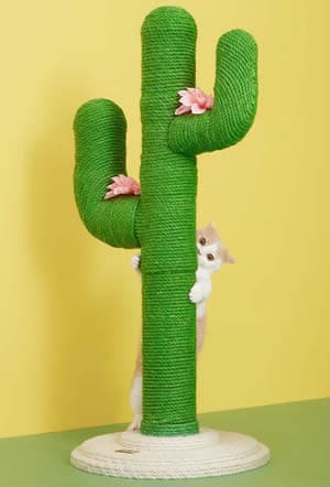 Poteau à griffer en forme de cactus de Vetreska